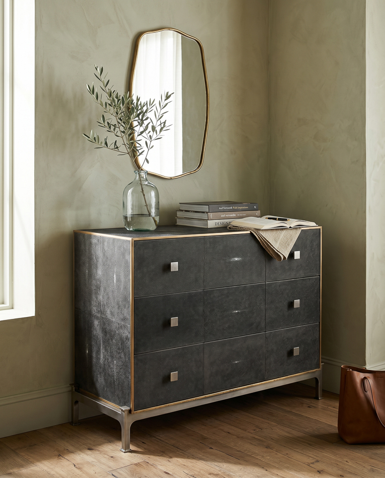 Grey Shagreen Dresser