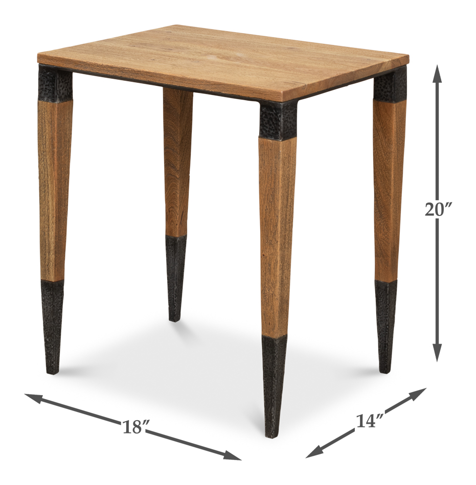 Picture of SABER LEG CHAIRSIDE TABLE SQUARE
