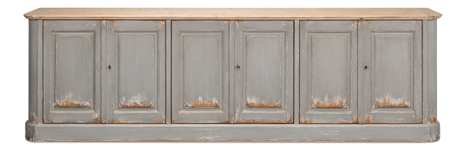 Karlsson Antique Swedish Grey Sideboard - Thumbnail 3